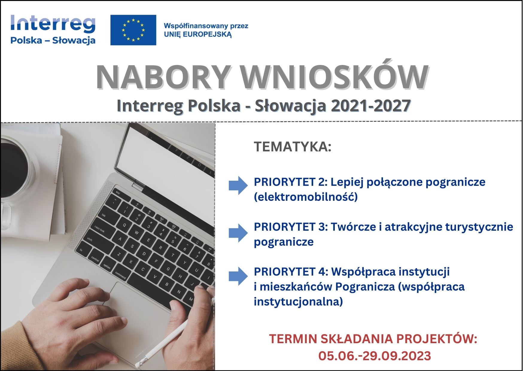 Nabory Interreg Polska - Słowacja, czerwiec 2023