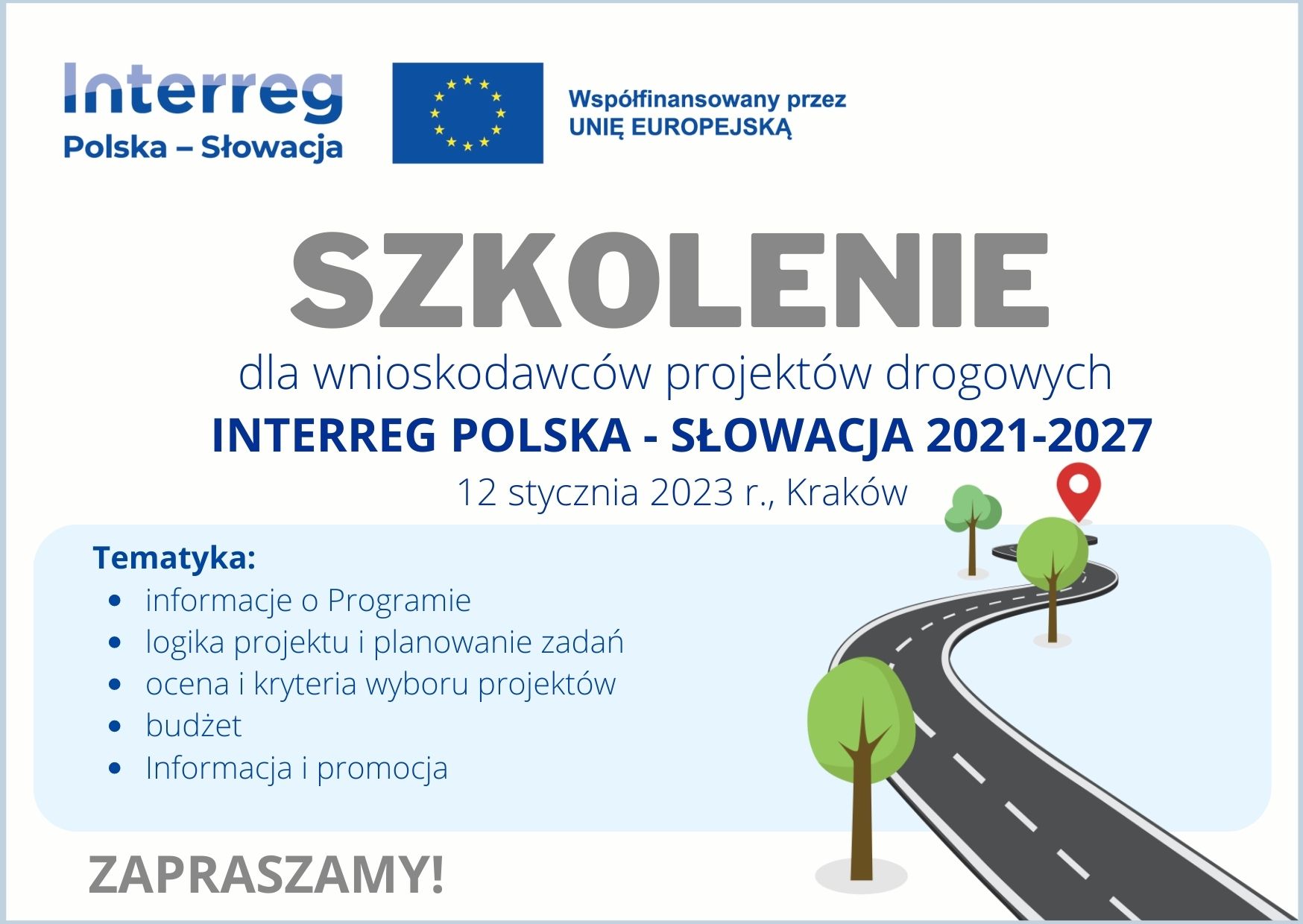 szkolenie 12 stycznia 2023 - plakat